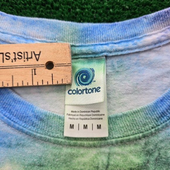 Buc-ees Tshirt Mens Medium Tie Dye Short Sleeve If Lost Please Return To Buc-ees - Picture 5 of 8